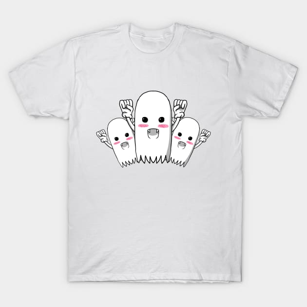 cute ghosts T-Shirt by Amartwork